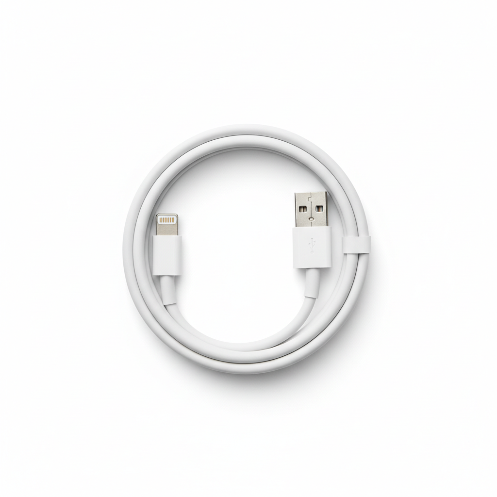 cable original lightning vers usb apple en vrac
